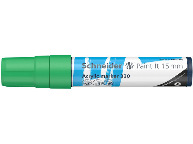 Acrylstift Schneider Paint-it 330 15mm groen