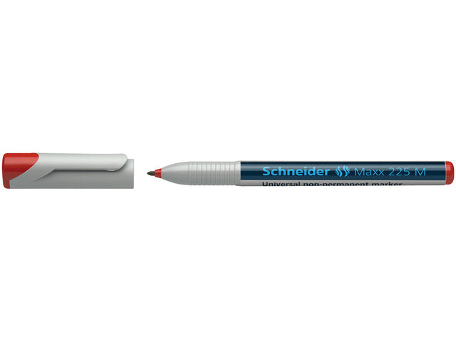 Universele marker Schneider Maxx 225 M non-permanent rood