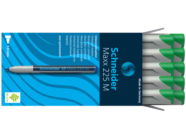 Universele marker Schneider Maxx 225 M non-permanent groen