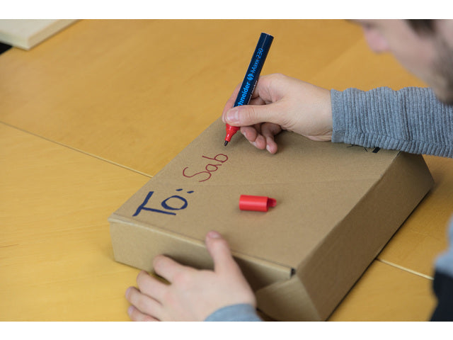 Marker Schneider Maxx 230 permanent ronde punt rood