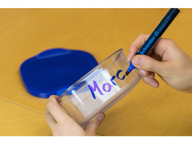 Marker Schneider Maxx 233 permanent beitelpunt blauw