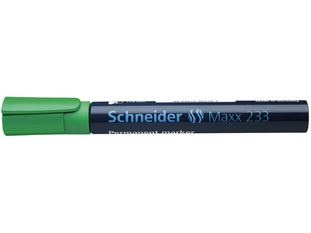 Marker Schneider Maxx 233 permanent beitelpunt grün