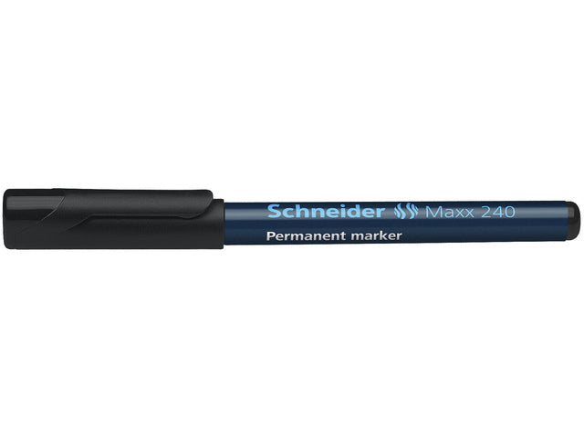 Marker Schneider Maxx 240 permanente ronde punt zwart