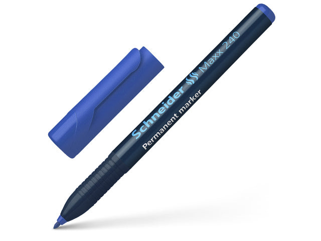 Marker Schneider Maxx 240 Permanent-Rondekahn blauw