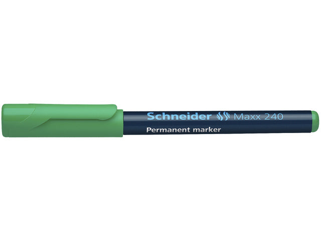 Marker Schneider Maxx 240 permanente ronde punt groen