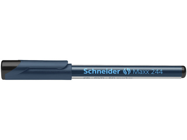 CD/DVD marker Schneider Maxx 244 0,7mm zwart