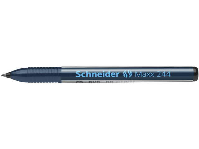 CD/DVD marker Schneider Maxx 244 0,7mm zwart