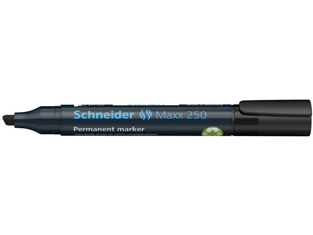 Marker Schneider Maxx 250 permanent beitelpunt schwarz