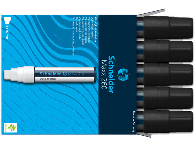 Krijtmarker Schneider Maxx 260 zwart