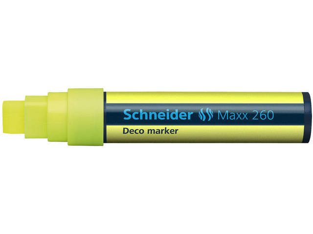 Krijtmarker Schneider Maxx 260 fluorgeel