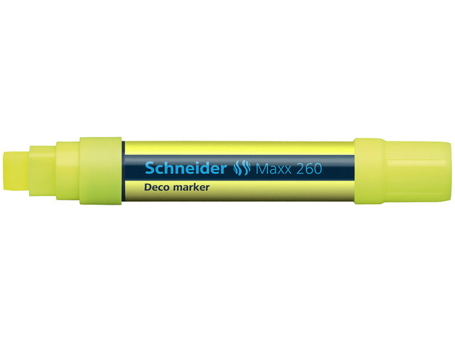 Krijtmarker Schneider Maxx 260 fluorgeel