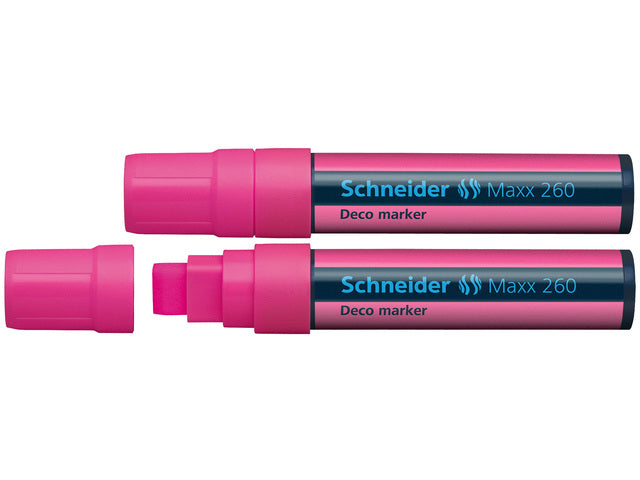 krijtstift Schneider Maxx 260 fluorroze. Set á 2x