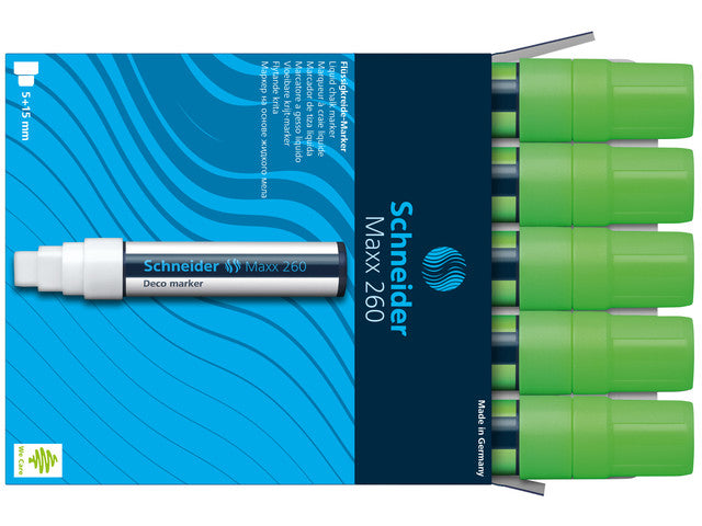 Krijtmarker Schneider Maxx 260 fluorgroen