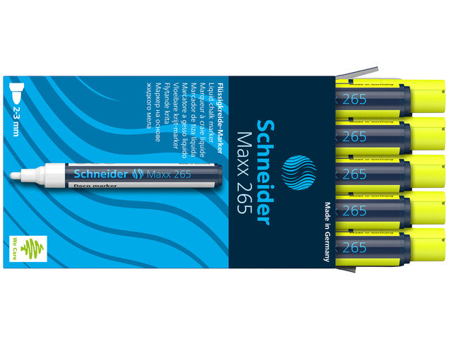 Krijtmarker Schneider Maxx 265 geel