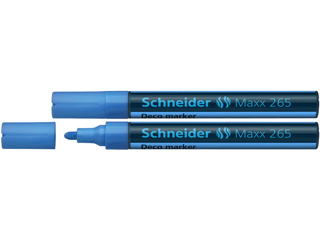 krijtstift Schneider Maxx 265 blauw. Set á 2x