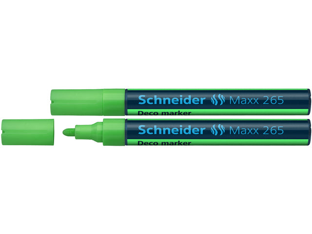 krijtstift Schneider Maxx 265 groen. Set á 2x