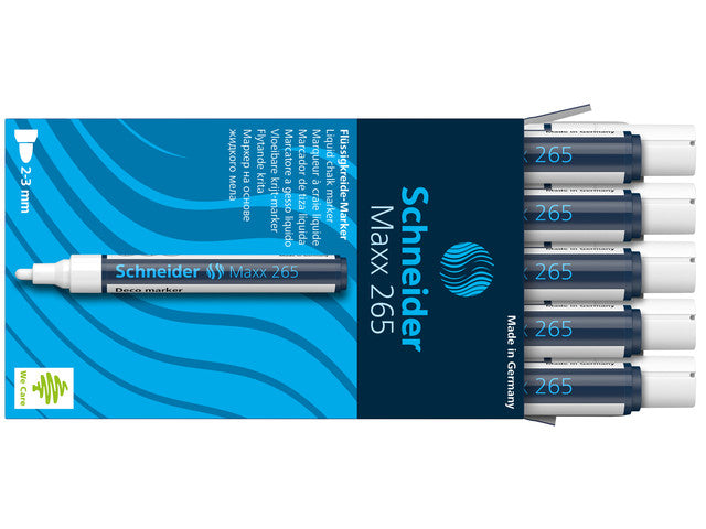 Krijtmarker Schneider Maxx 265 wit