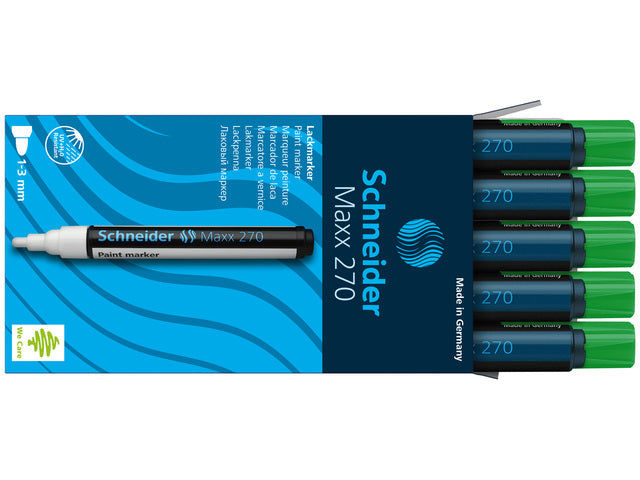 Lakmarker Schneider Maxx 270 1-3 mm groen