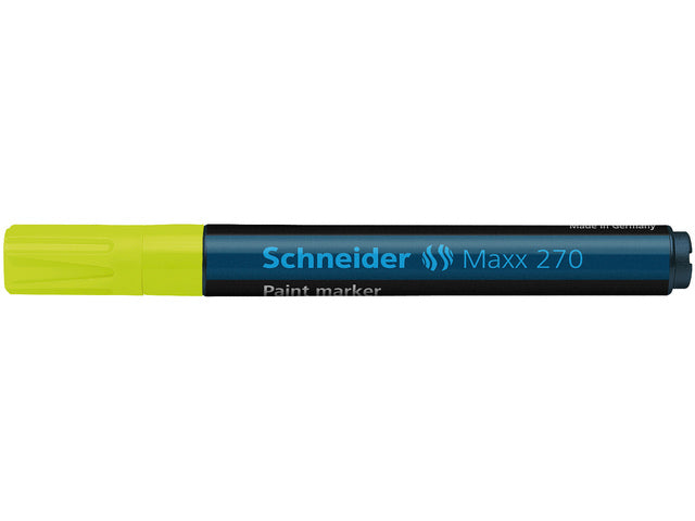 Lakmarker Schneider Maxx 270 1-3 mm fluor geel