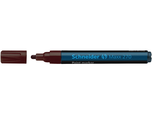 Lakmarker Schneider Maxx 270 1-3 mm bruin