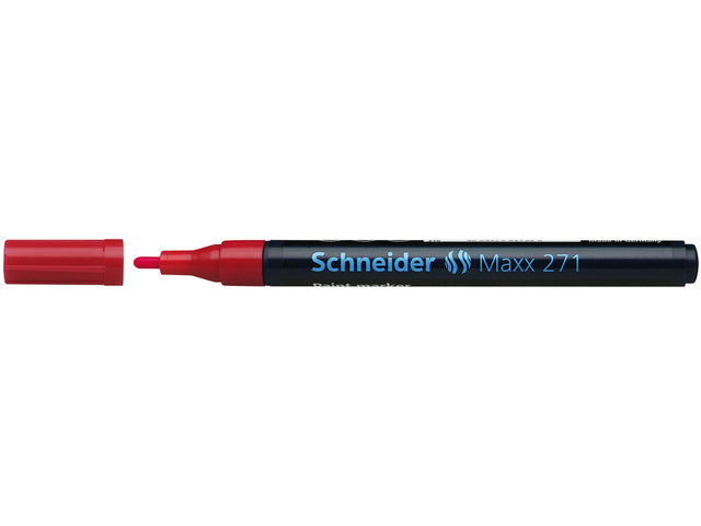 Lakmarker Schneider Maxx 271 1-2 mm rood