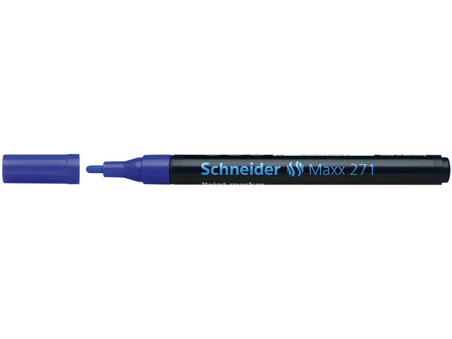 Lakmarker Schneider Maxx 271 1-2 mm blauw