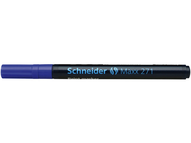 Lakmarker Schneider Maxx 271 1-2 mm blauw