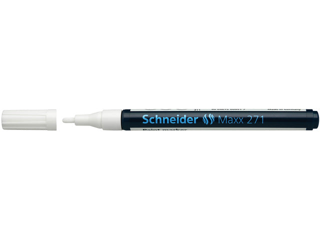 Lakmarker Schneider Maxx 271 1-2 mm wit