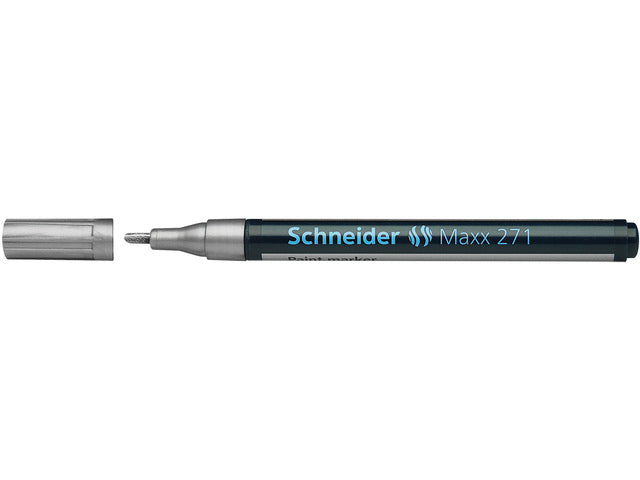 Lakmarker Schneider Maxx 271 1-2 mm zilver