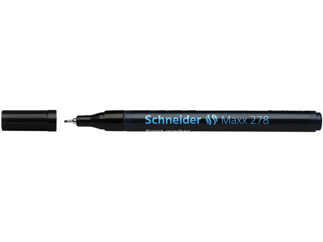 Lakmarker Schneider Maxx 278 0,8mm zwart
