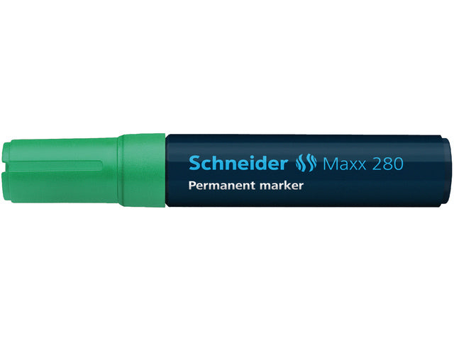 Marker Schneider Maxx 280 permanent beitelpunt groen