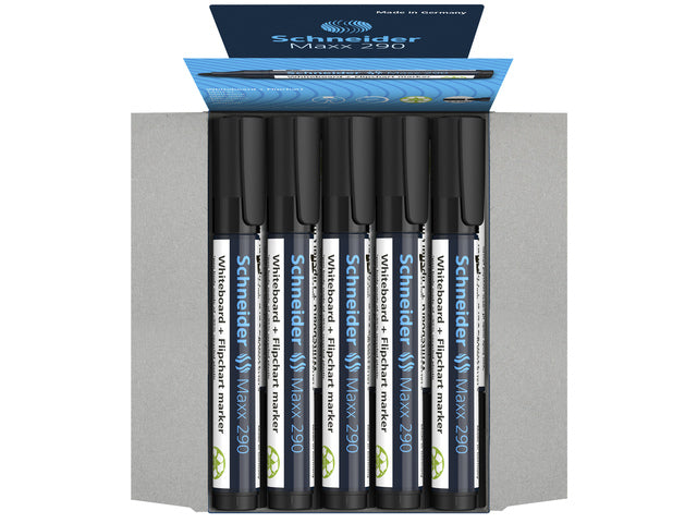 Boardmarker Schneider Maxx 290 ronde punt zwart