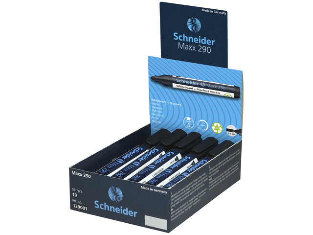 Boardmarker Schneider Maxx 290 ronde punt zwart