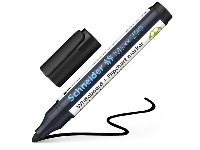 Boardmarker Schneider Maxx 290 runder Punt schwarz