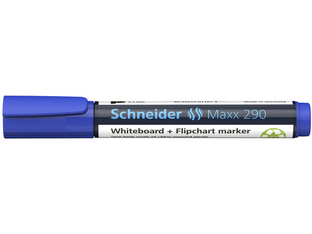 Boardmarker Schneider Maxx 290 ronde punt blauw