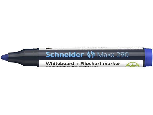 Boardmarker Schneider Maxx 290 ronde punt blauw