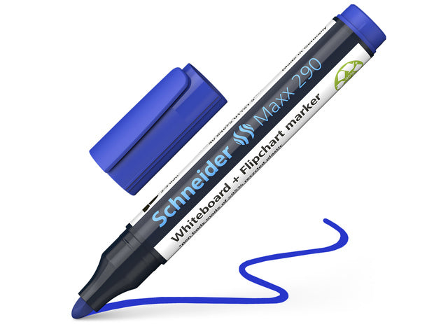 Boardmarker Schneider Maxx 290 ronde punt blauw