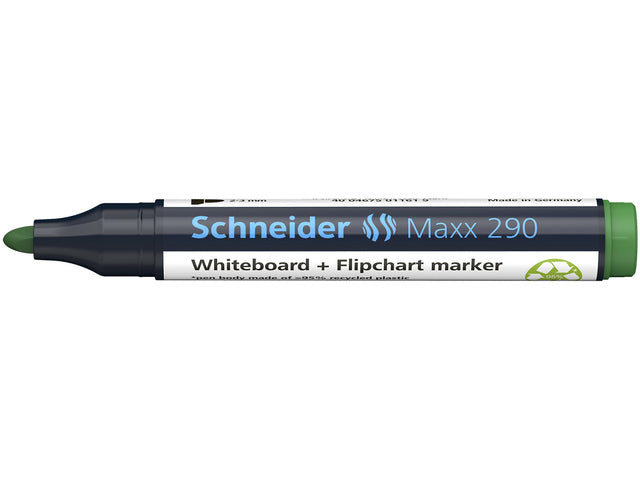 Boardmarker Schneider Maxx 290 ronde punt groen