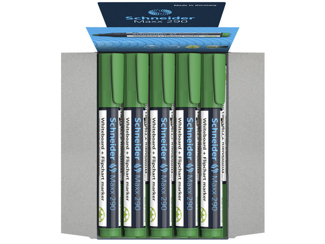 Boardmarker Schneider Maxx 290 ronde punt groen