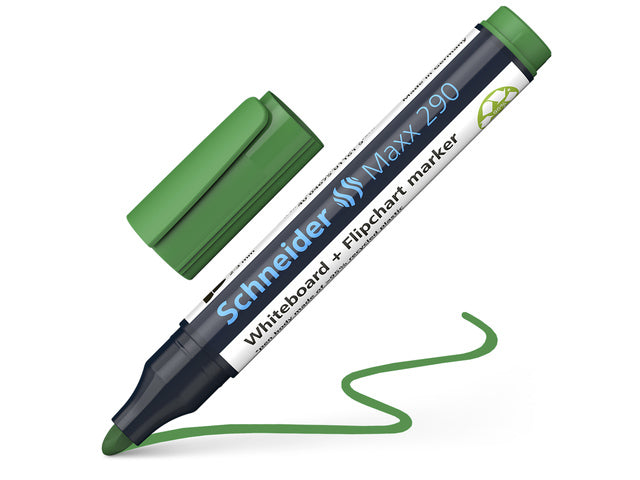 Boardmarker Schneider Maxx 290 ronde punt groen