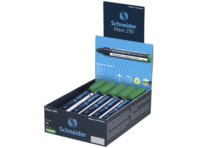 Boardmarker Schneider Maxx 290 ronde punt groen