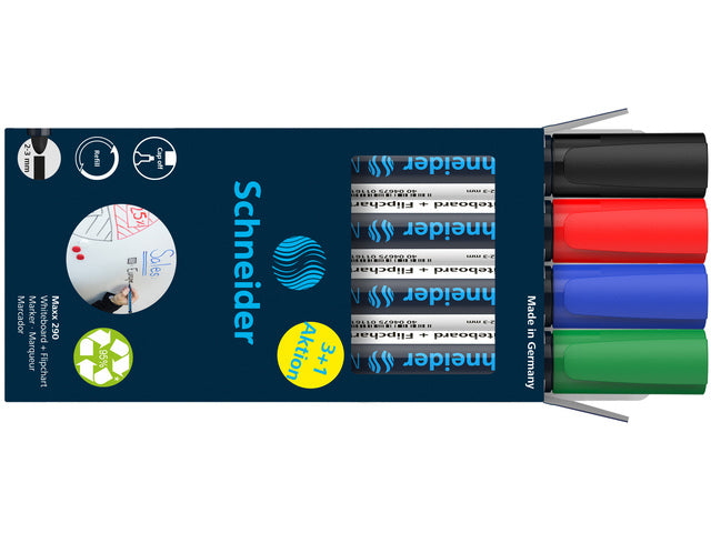 Boardmarker Schneider Maxx, 290 Stück, 3+1 gratis