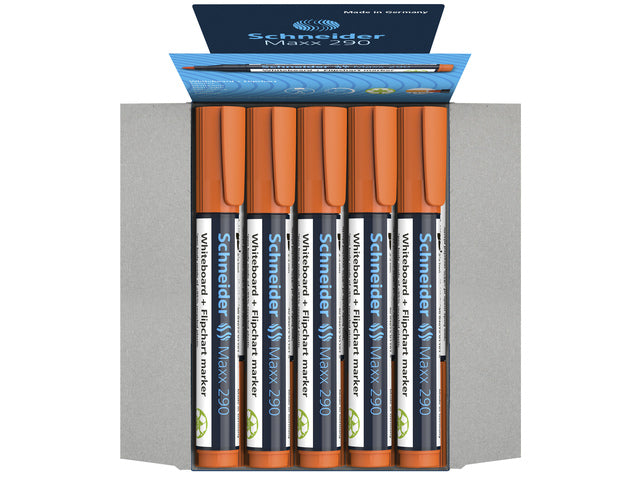 Boardmarker Schneider Maxx 290 ronde punt oranje