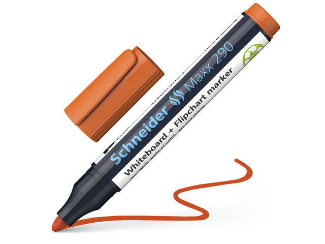 Boardmarker Schneider Maxx 290 ronde punt oranje