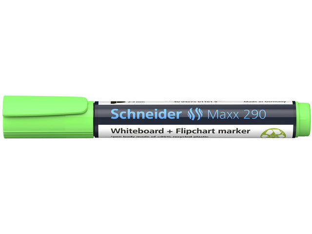Boardmarker Schneider Maxx 290 ronde punt licht groen