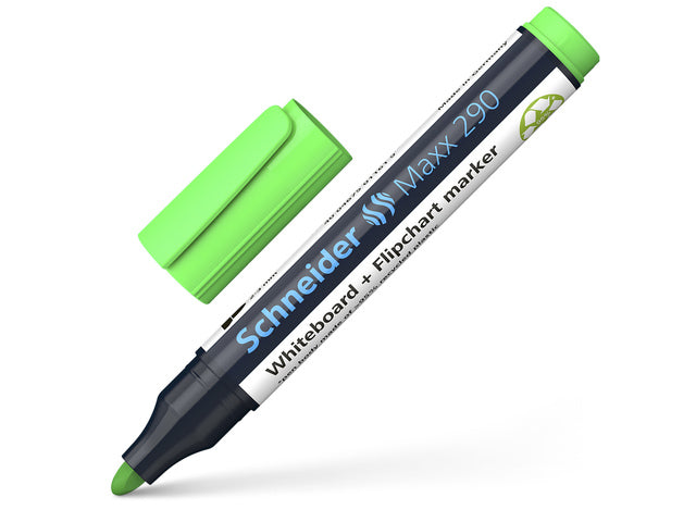 Boardmarker Schneider Maxx 290 ronde punt licht groen