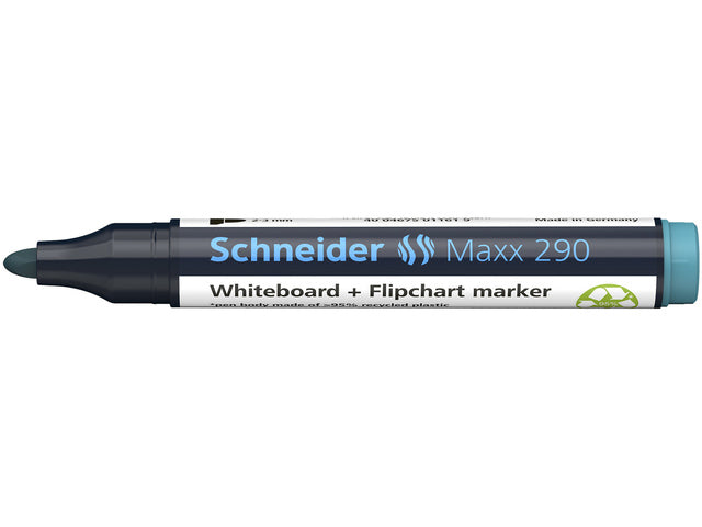 Boardmarker Schneider Maxx 290 ronde punt turquoise