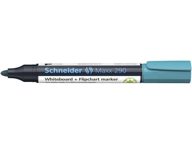 Boardmarker Schneider Maxx 290 ronde punt turquoise