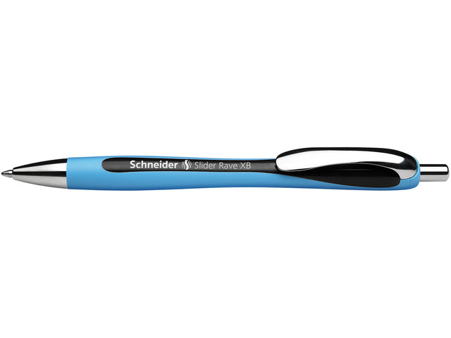 Balpen Schneider Slider Rave XB blau-schwarz mit 5 Stück