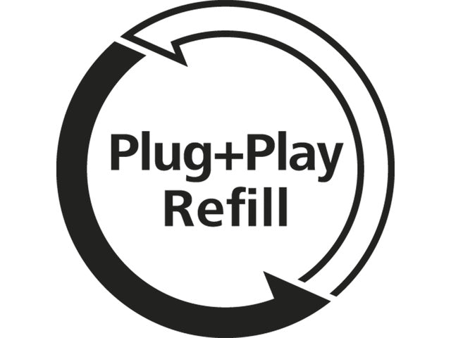 Balpen Schneider Haptify blau omhulsel, blauwschrijvend